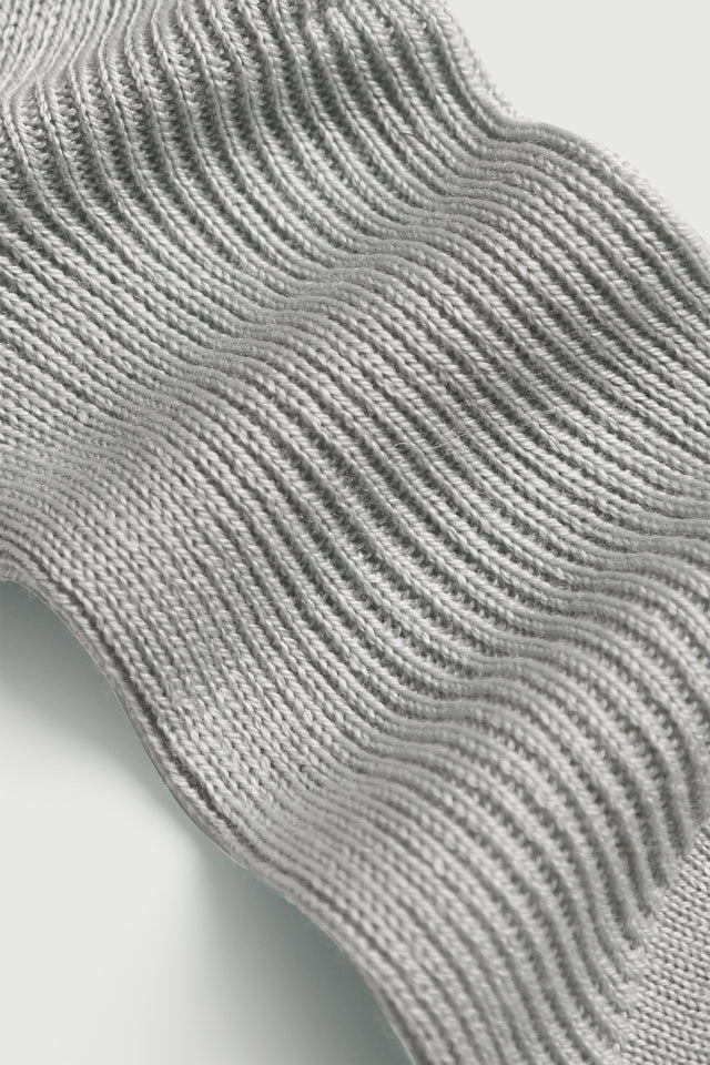 The Merino Sock in light grey, merino wool, by Comme Si